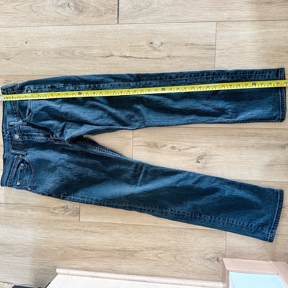 Women's Black Levi Strauss & Co. Jeans W32 X L32 99% Cotton 1% Elastane - Picture 8 of 11